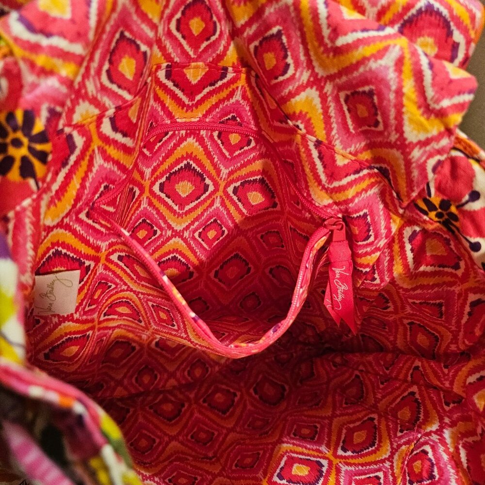 Vera Bradley Convertible Backpack Tote Purse Shoulder Crossbody  Clementine  NWT - Picture 8 of 10